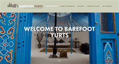 Desktop Screenshot of barefoot-yurts.co.uk