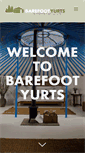 Mobile Screenshot of barefoot-yurts.co.uk